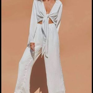 Revolve SNDYS Pluto jumpsuit in white